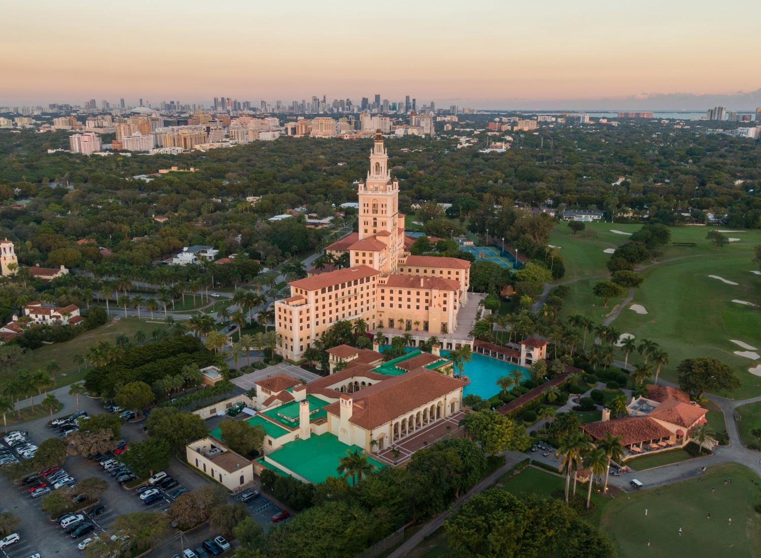 Biltmore Hotel Drone Shot