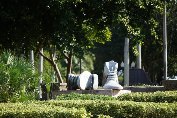 Old Shoes Sculpture