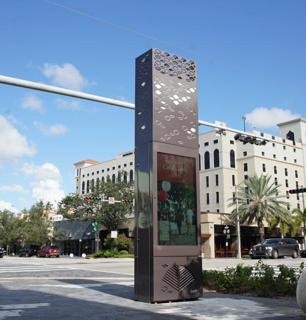 Kiosk in Downtown Coral Gables